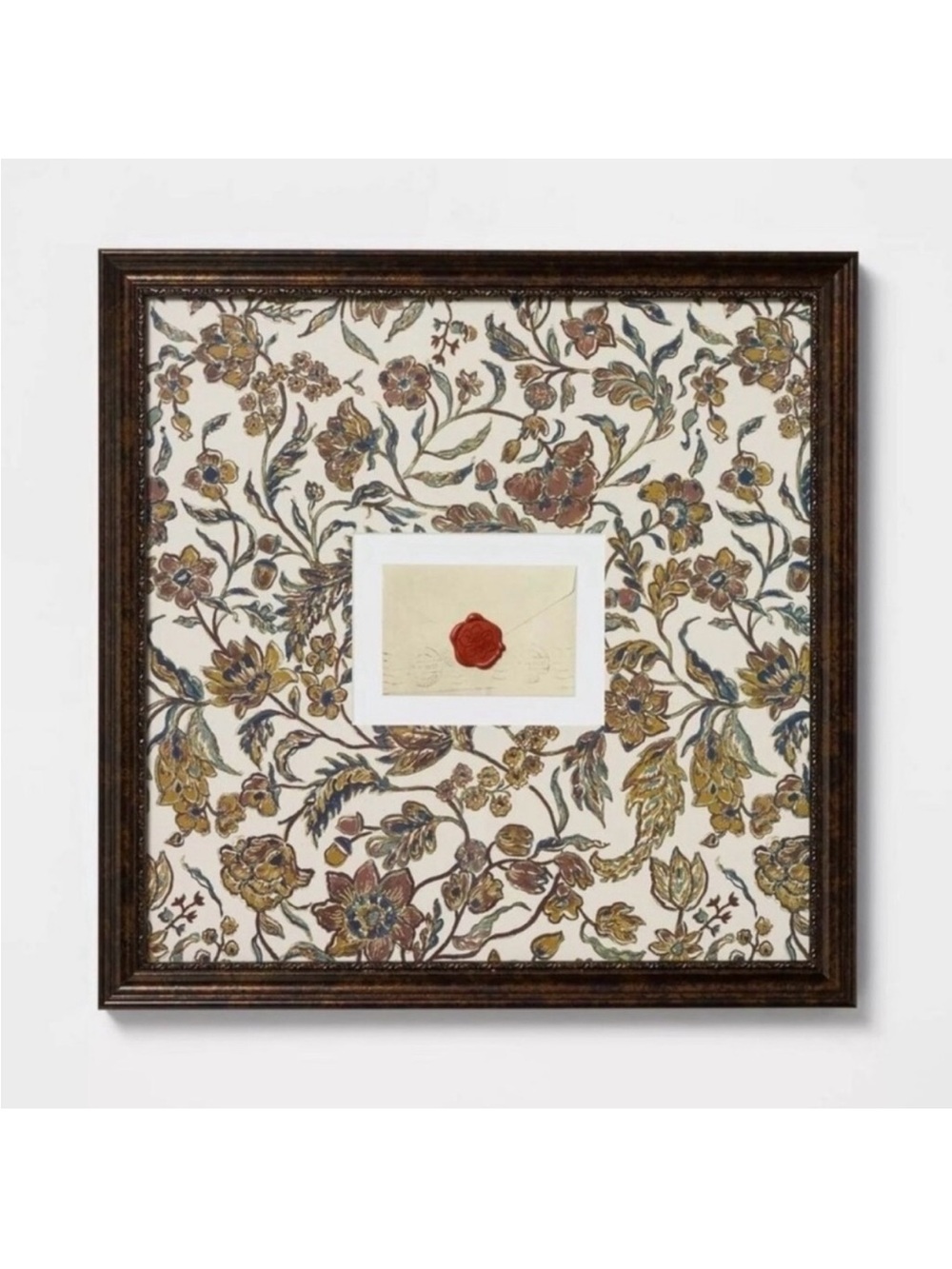 16"x16" Keepsake Envelope Framed Wall Art - Threshold Studio McGee NEW W/ TAG
